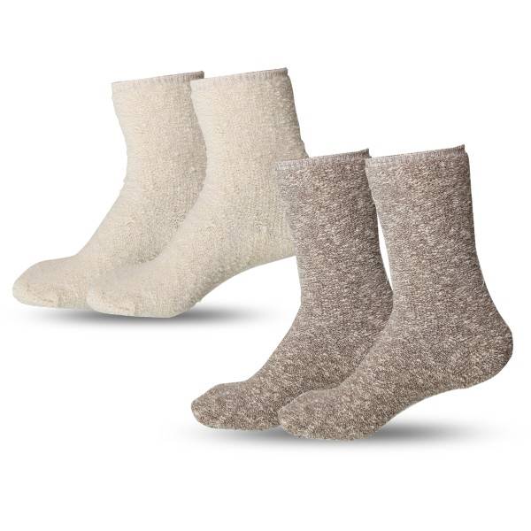 Sonia Originelli 2 Paar Damen Socken Meliert Baumwolle Umschlag Riesige Ersparnisse