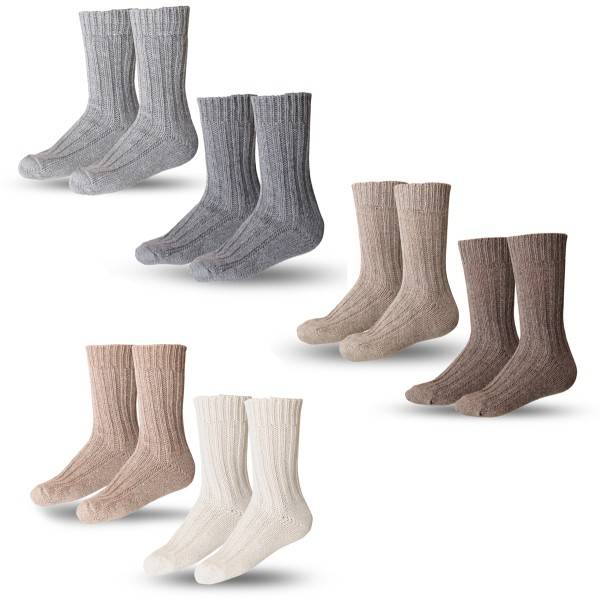 Sonia Originelli 2 Paar Kaschmirsocken "Dick" Unisex Kaschmir Wolle Warm VIP-Rabatte