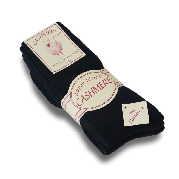 Sonia Originelli 2 Paar Kaschmirsocken "Premium" Strümpfe Schafwolle Unisex