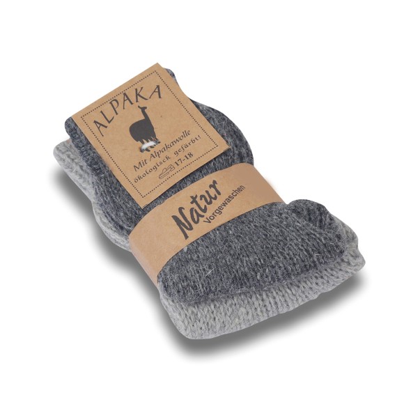 Sonia Originelli 2 Paar Kindersocken Alpaka Umschlag Schaf Wolle Kostenlose Rückgabe