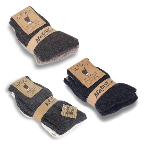 Sonia Originelli 2 Paar Kindersocken Alpakawolle 92% unisex Begrenzte Freigabe