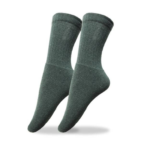 Sonia Originelli 3 Paar Army Socken Baumwolle oliv Plüschfuß unisex Bis zu 50% Rabatt