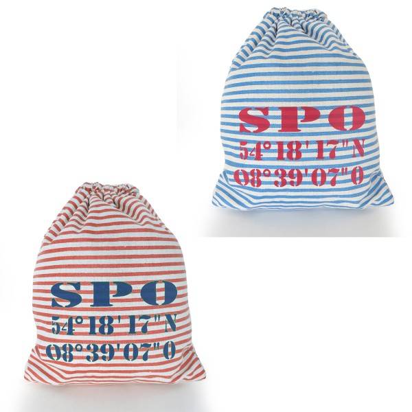 Sonia Originelli City-Turnbeutel "Sankt Peter-Ording" Maritim Strand Beach Rucksack Clearance-Verkauf