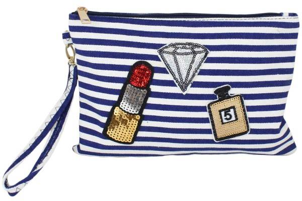 Sonia Originelli Clutch Kosmetiktasche "Diamant" Schminktasche Bag Fabrikladen