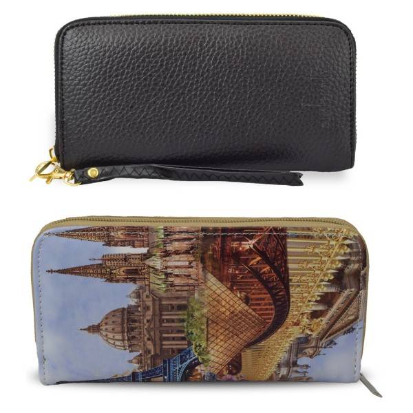 Sonia Originelli Portemonnaie Collage Damen Geldbörse Städte Motiv Fabrikverkauf