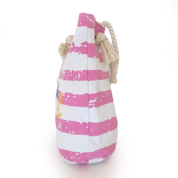 Sonia Originelli Shopper "Beach Vibes" Vintage Strand Sommer Tasche Streifen Anker Begrenztes Angebot