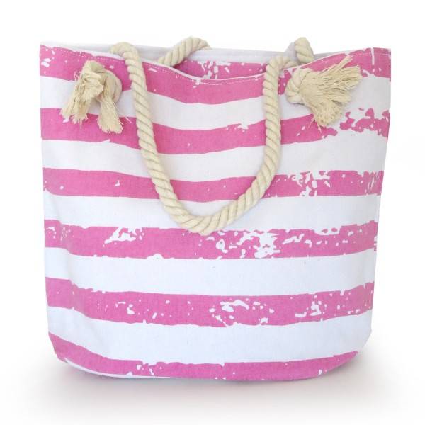 Sonia Originelli Shopper "Beach Vibes" Vintage Strand Sommer Tasche Streifen Anker Begrenztes Angebot