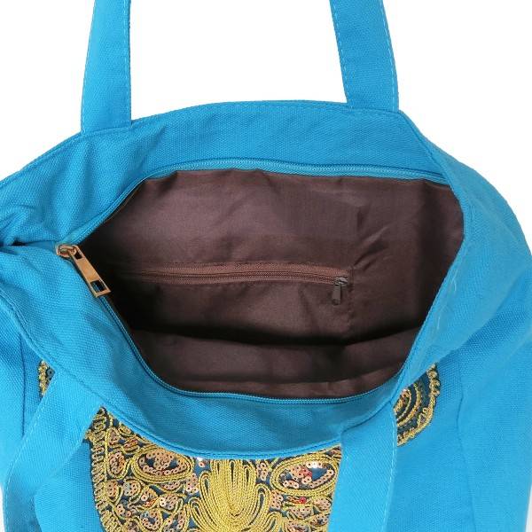 Sonia Originelli Shopper Pailetten "Löwe" Canvas Trend Dschungel Black Friday