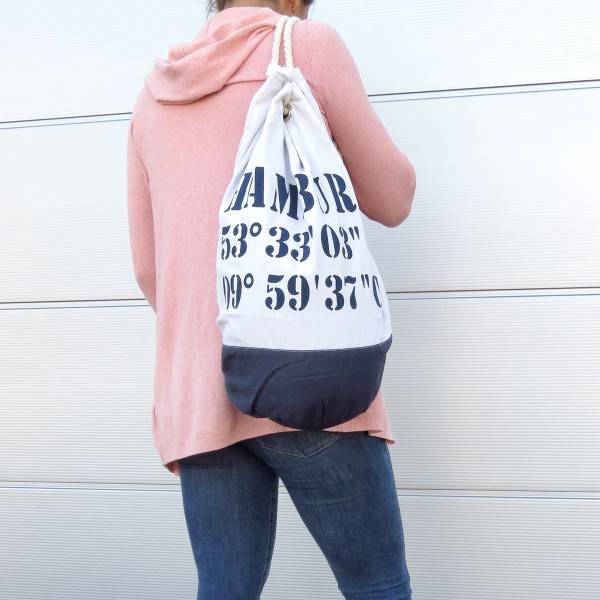 Sonia Originelli XL Seesack "Borkum" Marinesack Bag Maritim Räumungsverkauf