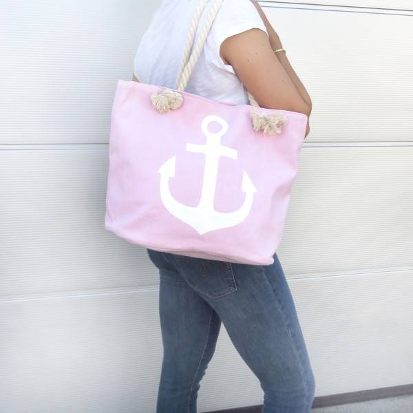 Sonia Originelli Strandtasche Anker Uni "Marie" Beachbag Shopper Maritim JETZT KAUFEN