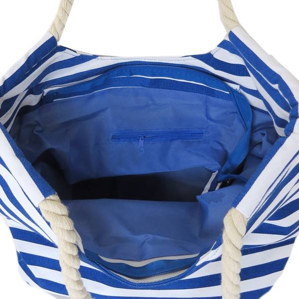 Sonia Originelli Strandtasche maritim gestreift mit Patch Aufnähern "Sankt Peter-Ording" Bis zu 50% Rabatt
