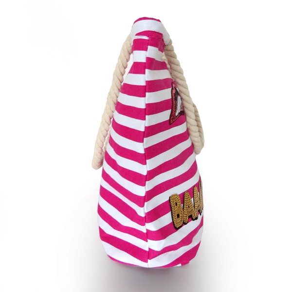 Sonia Originelli Strandtasche maritim gestreift mit Patch Aufnähern BAAM! Bis zu 65% Rabatt