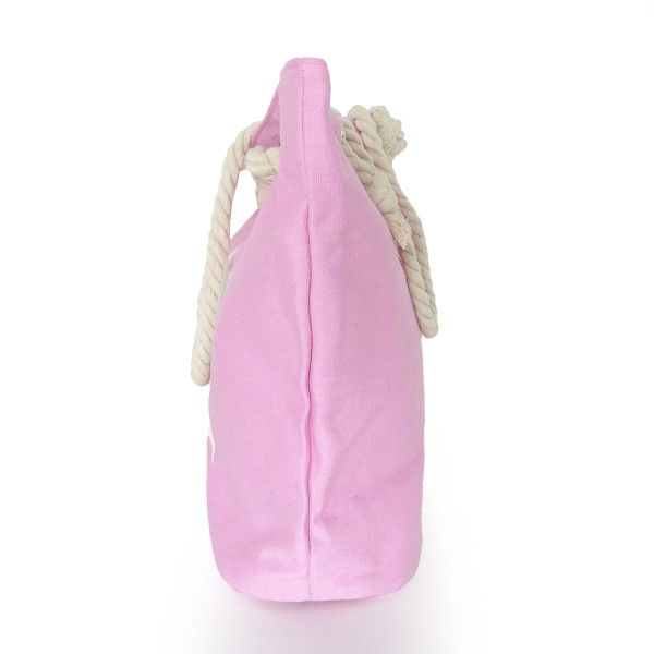 Sonia Originelli Strandtasche uni mit Sternaufdruck Seilkordeln Shopper Riesige Rabatte