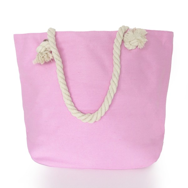 Sonia Originelli Strandtasche uni mit Sternaufdruck Seilkordeln Shopper Riesige Rabatte