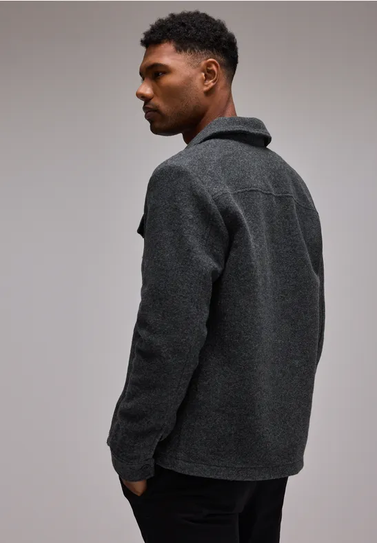 Street One Overshirt in Woll-Optik Heißer Verkauf