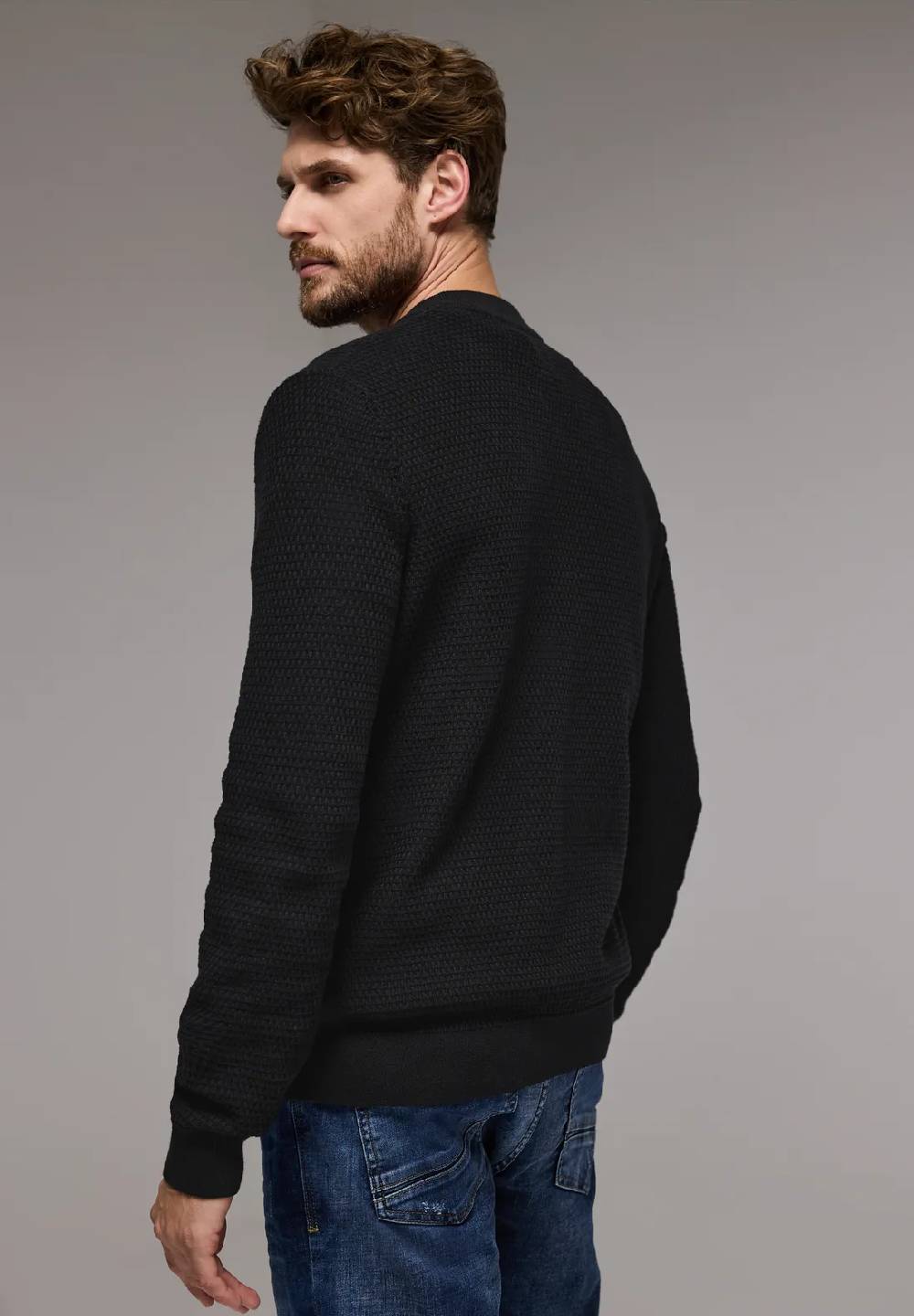 Street One Strukturjacke mit Zipper Tägliche Deals