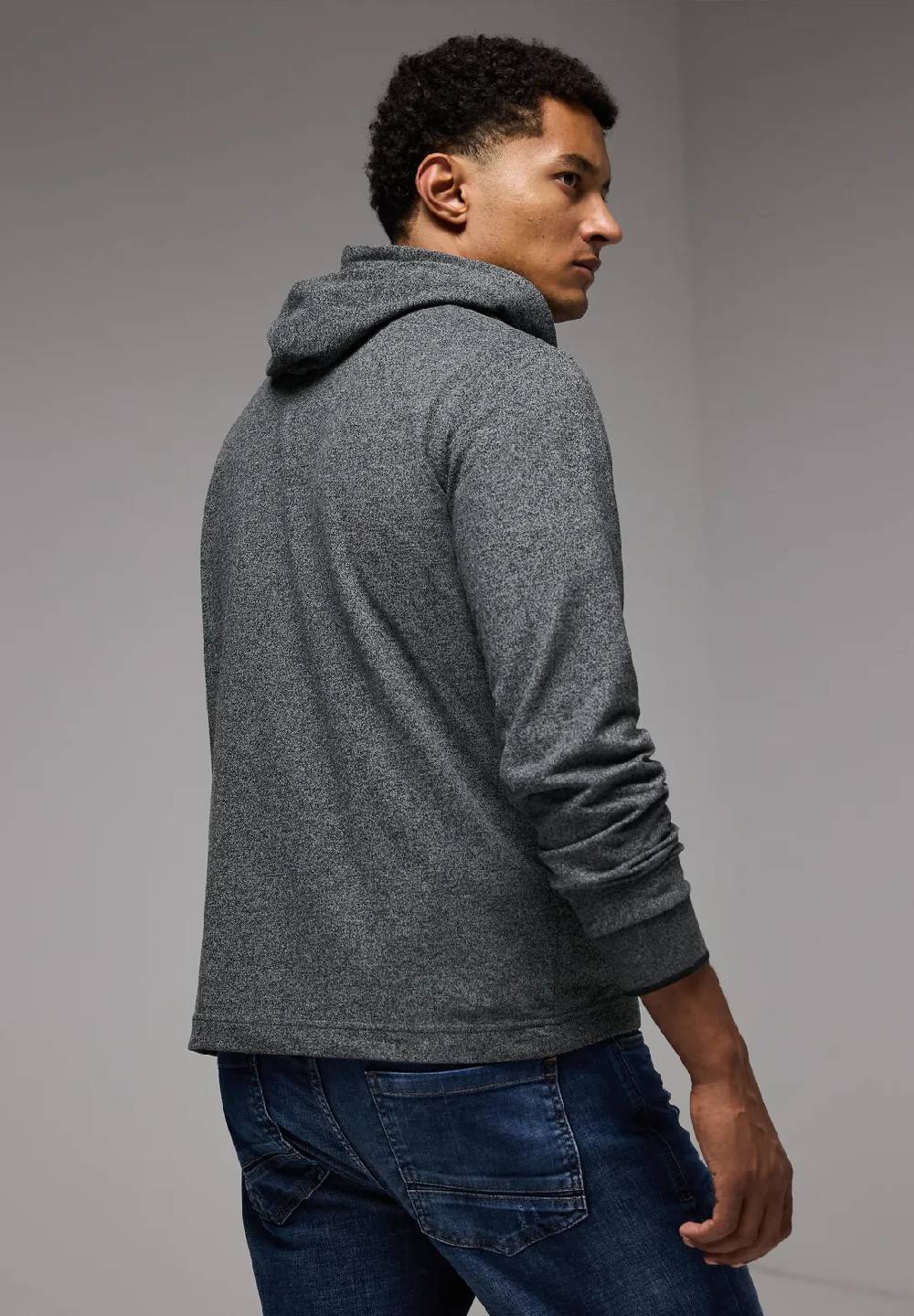Street One Pique-Kapuzenshirt Tiefpreis
