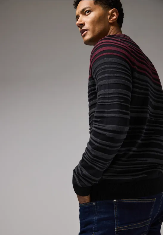 Street One Pullover mit Strukturstreifen Wochenangebot