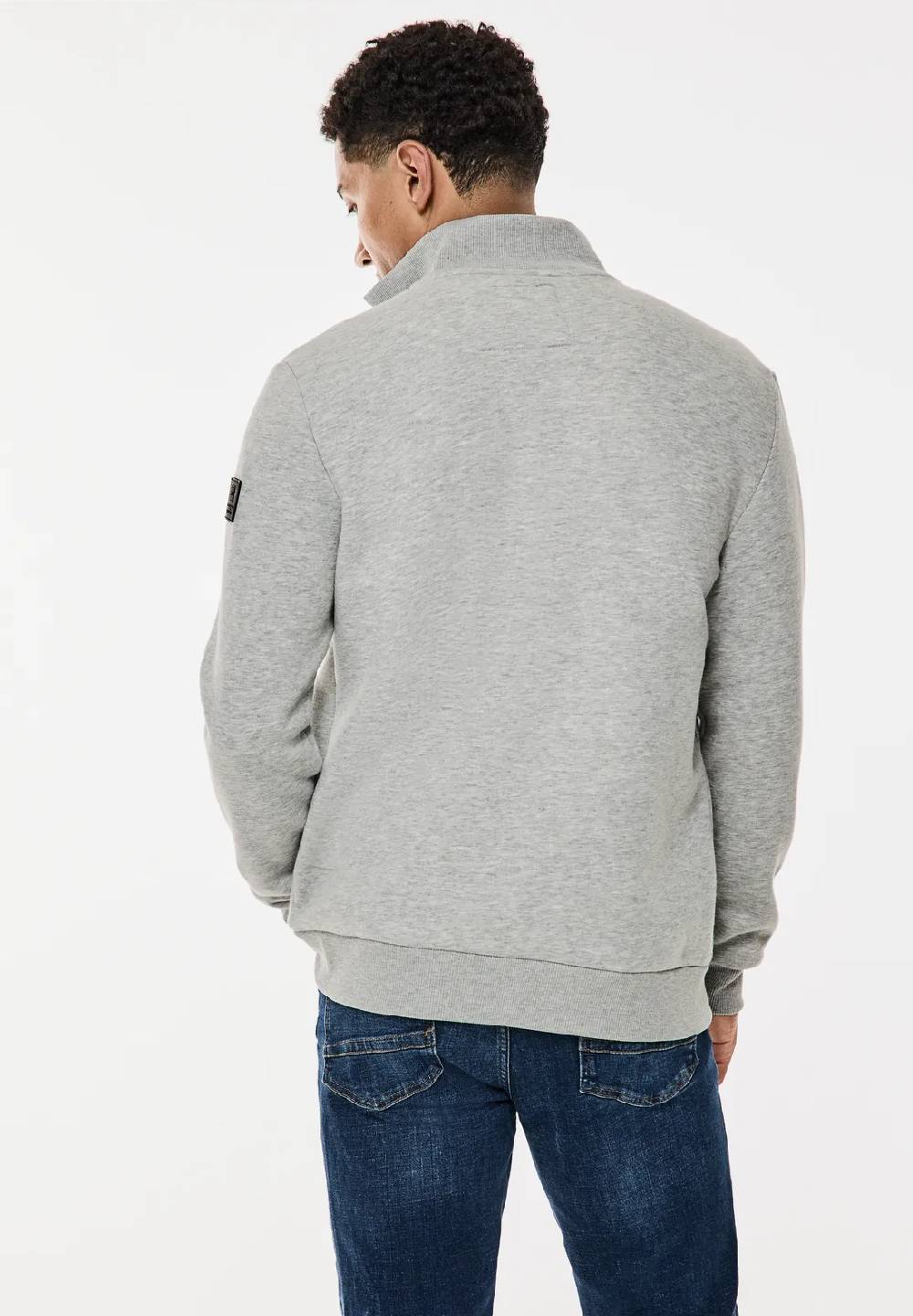 Street One Sweatjacke mit Materialmix Letzte 3 Tage