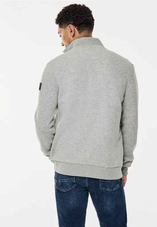 Street One Sweatjacke mit Materialmix Letzte 3 Tage