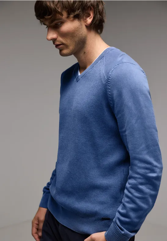 Street One Pullover in Washed-Optik Bis zu 50% Rabatt