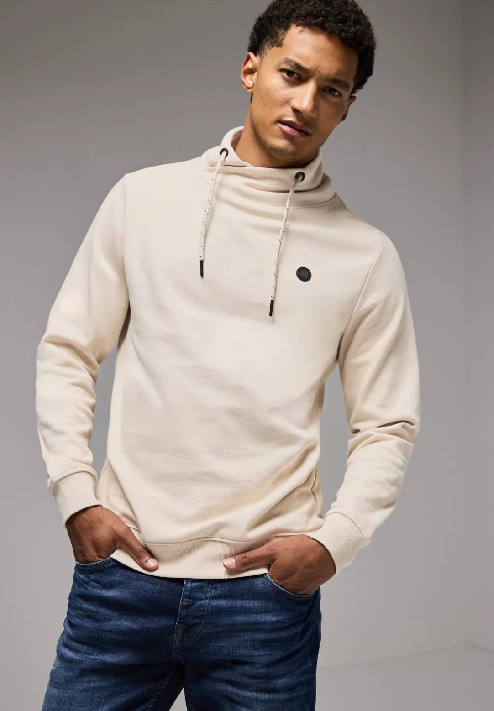 Street One Strukturpulli mit Funnelneck Super Rabatt