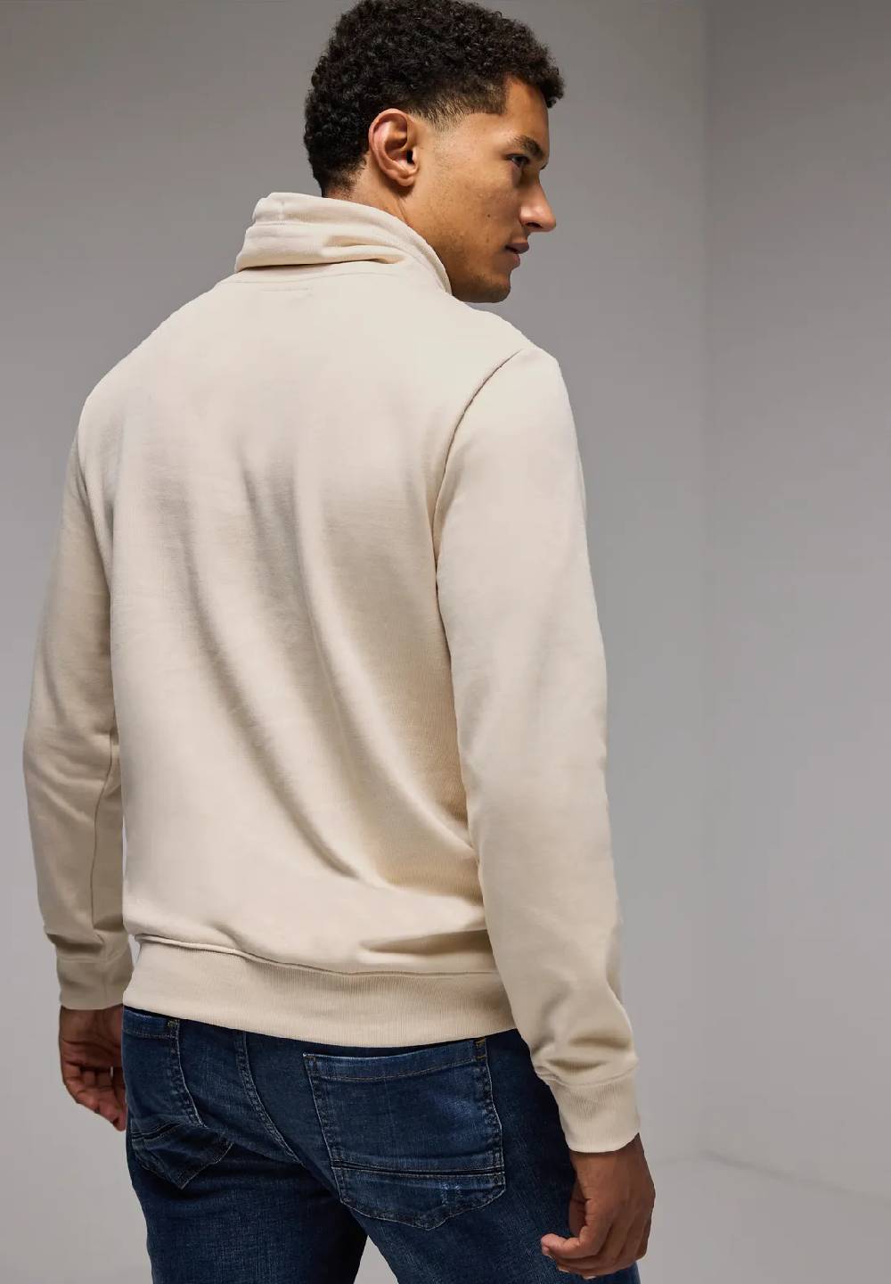 Street One Strukturpulli mit Funnelneck Super Rabatt