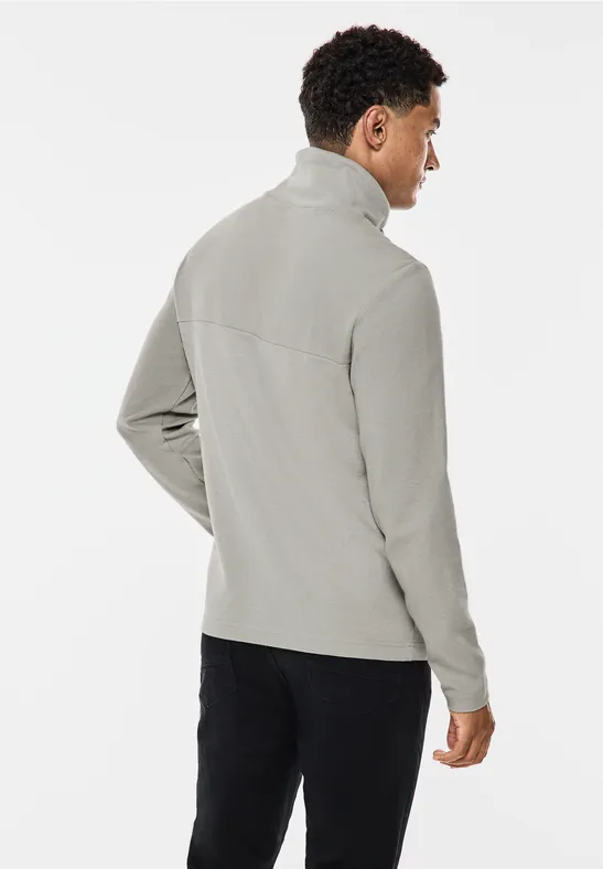 Street One Jaquard-Langarmshirt Clearance-Verkauf