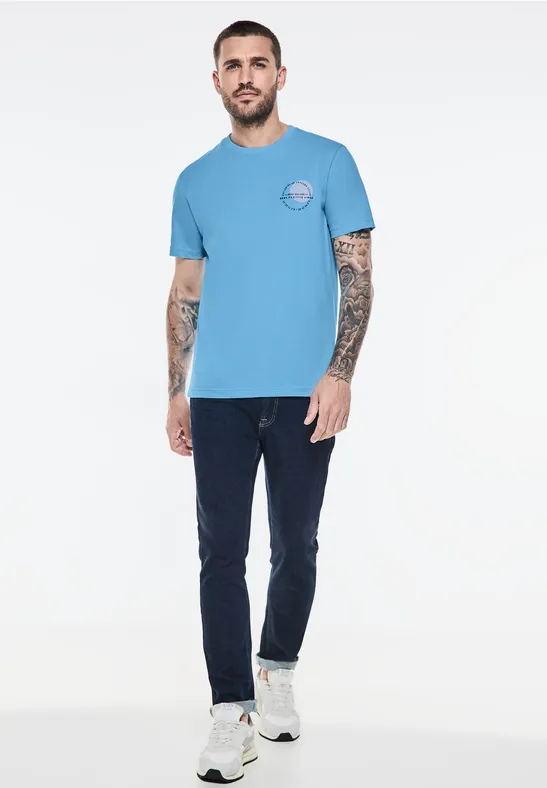Street One T-Shirt mit Chestprint Fabrikverkauf