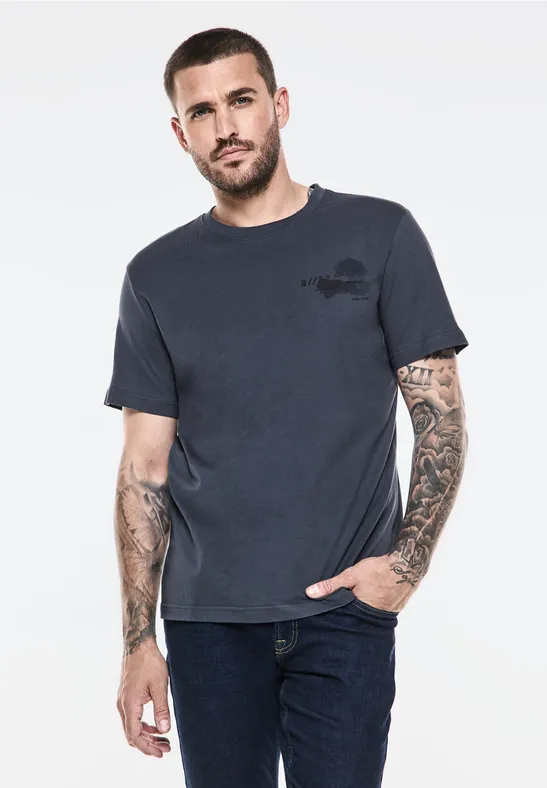 Street One T-Shirt mit Chestprint Cyber Monday