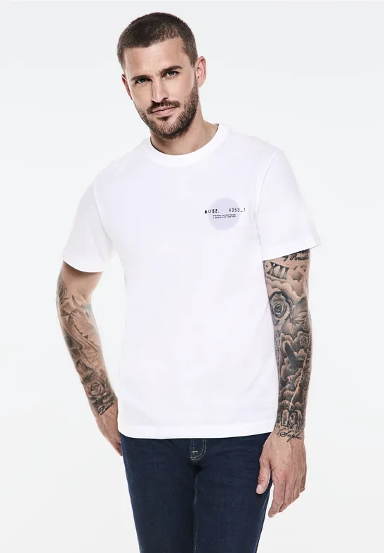 Street One T-Shirt mit Chestprint Weihnachtsangebot