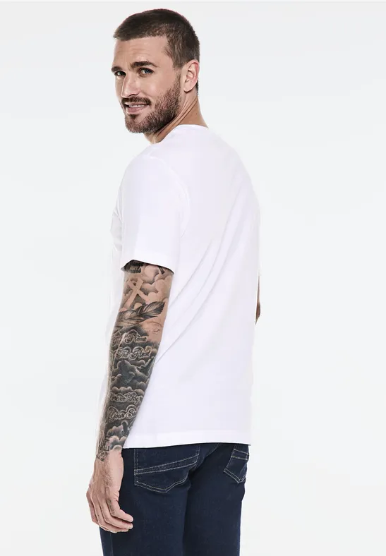 Street One T-Shirt mit Chestprint Weihnachtsangebot