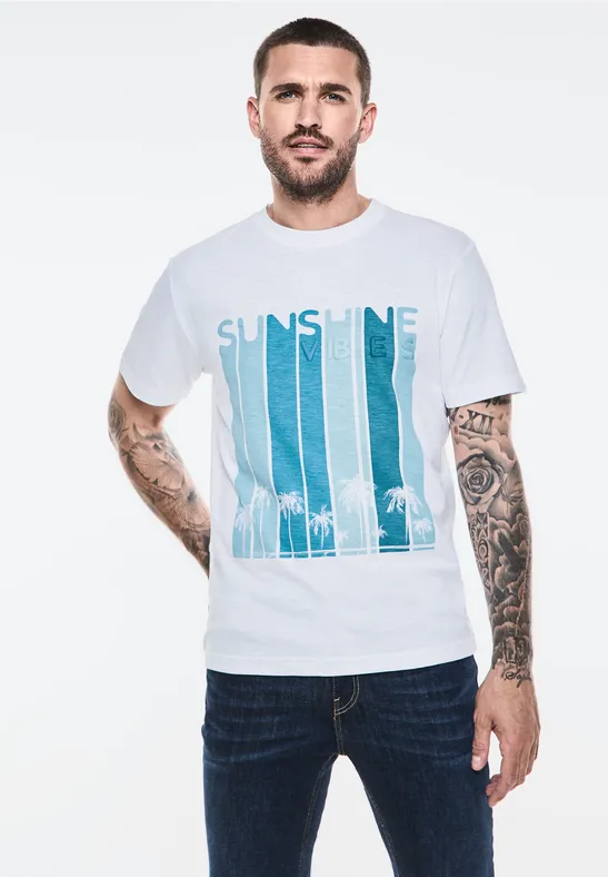 Street One T-Shirt mit Frontprint Lagerräumung