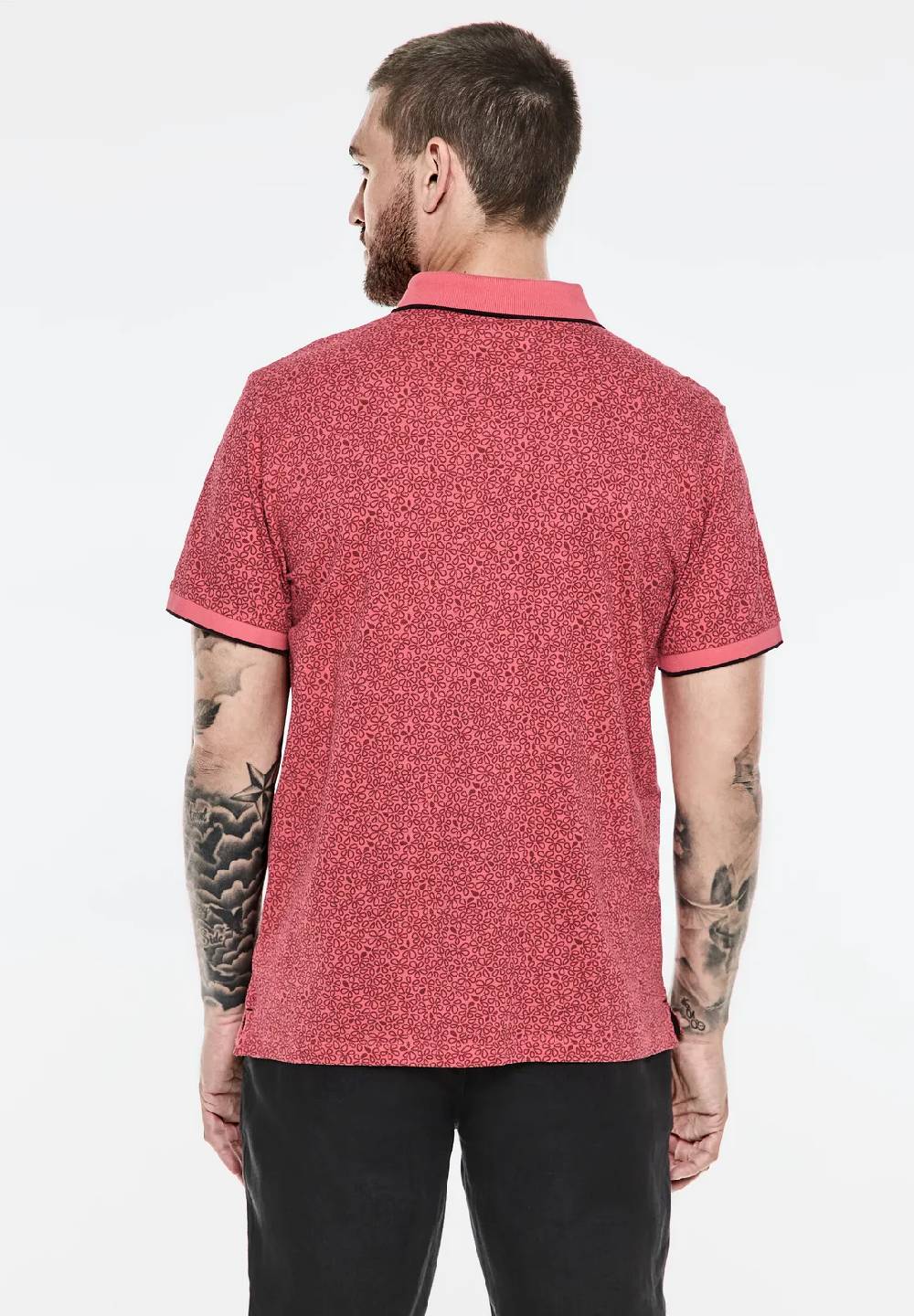 Street One Piquée Poloshirt mit Print Heißer Verkauf
