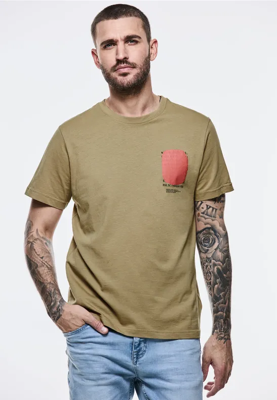 Street One T-Shirt mit Brustprint Zeitlich begrenztes Angebot