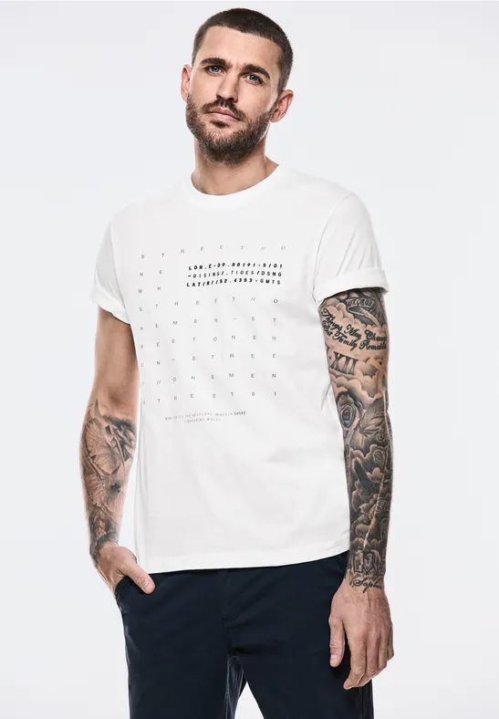 Street One T-Shirt mit Wording Exklusive Angebote