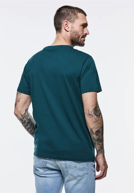 Street One T-Shirt mit Brustprint Große Rabatte