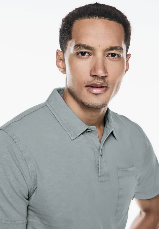 Street One Garmend Dye Slub Poloshirt Neuheiten