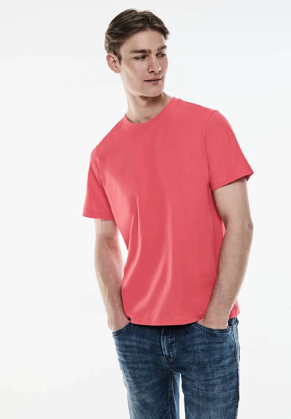 Street One Basic T-Shirt in Unifarbe Tägliche Deals
