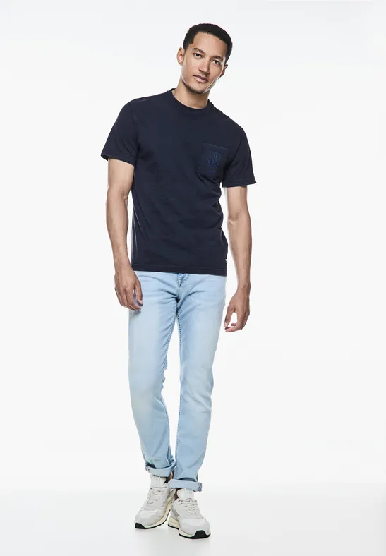 Street One Garmend Dye Slub T-Shirt Super Sparpreis