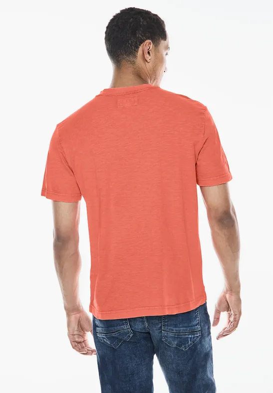 Street One Garment dye Henley Shirt Begrenzte Freigabe