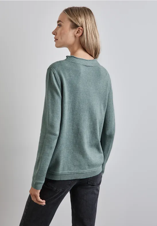 Street One Pullover mit gerolltem Saum Bis zu 60% Rabatt