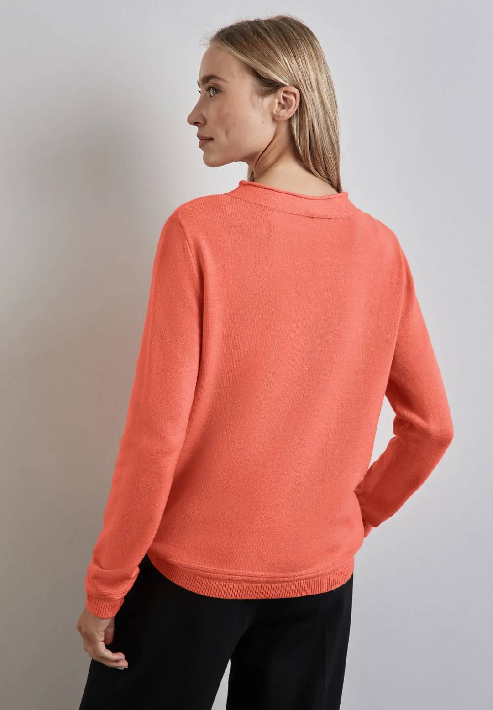 Street One Pullover mit gerolltem Saum zollfrei