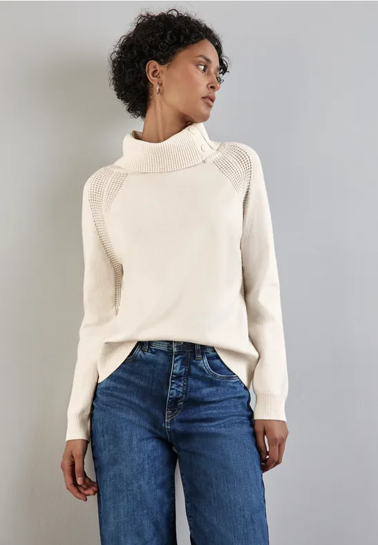 Street One Pullover mit Stehkragen 50% Rabatt für begrenzte Zeit