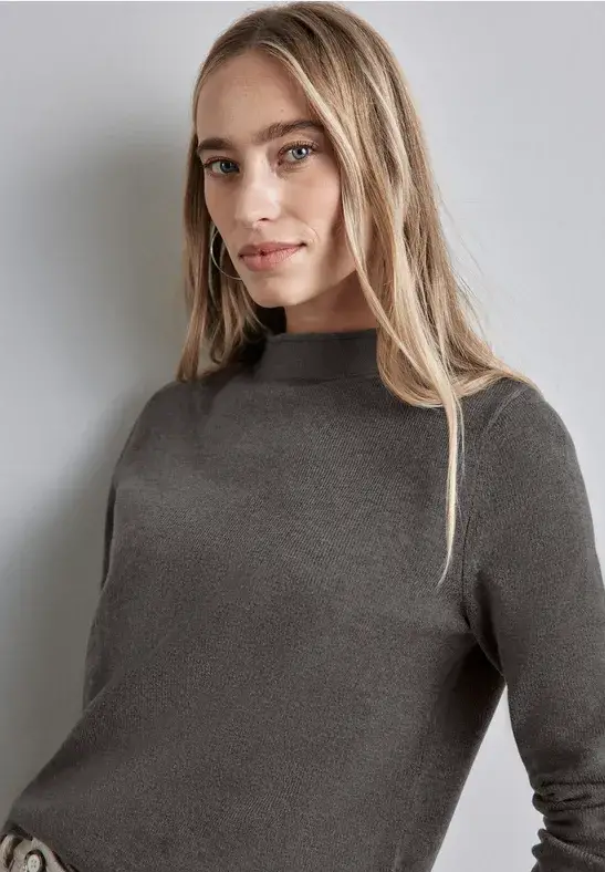 Street One Pullover mit gerolltem Saum 2025