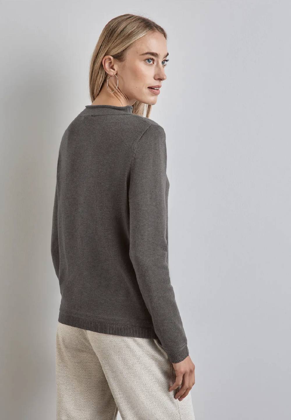 Street One Pullover mit gerolltem Saum 2025