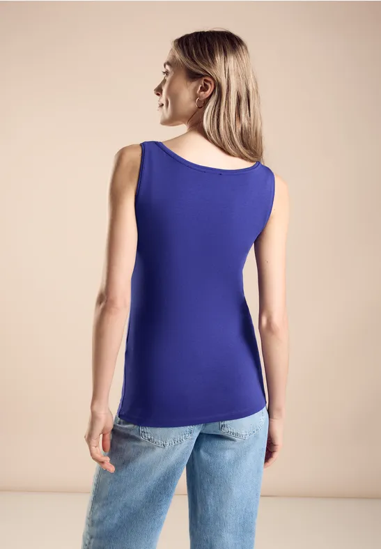 Street One Basic Top in Unifarbe - Style ANNI Angebote