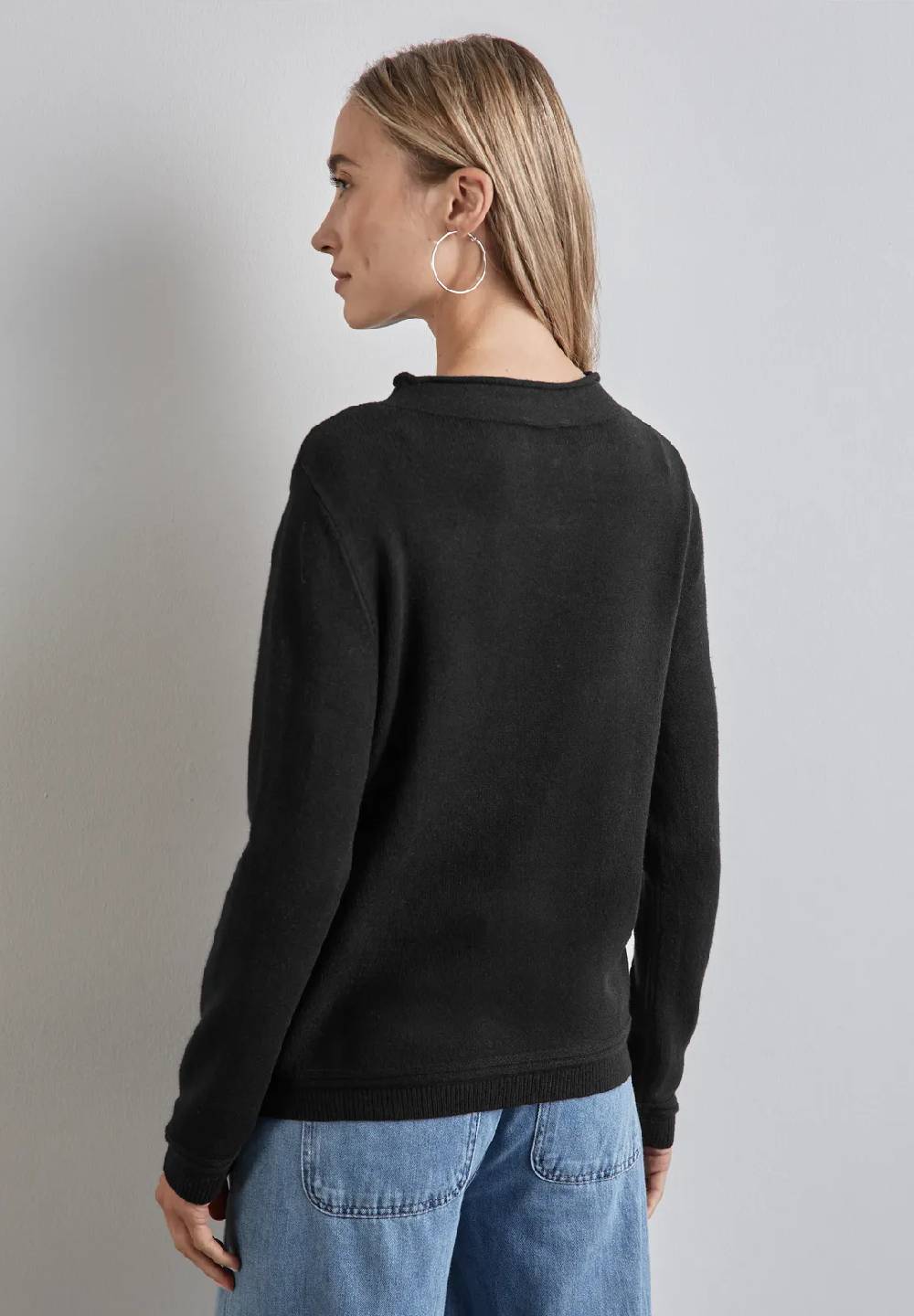 Street One Pullover mit gerolltem Saum Limitierter Zeitrabatt