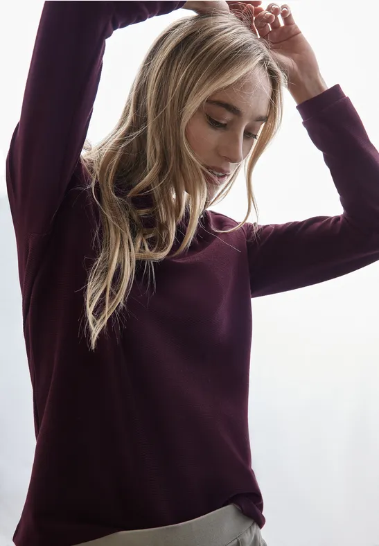 Street One Turtleneck Struktur-Shirt Versandkostenfrei