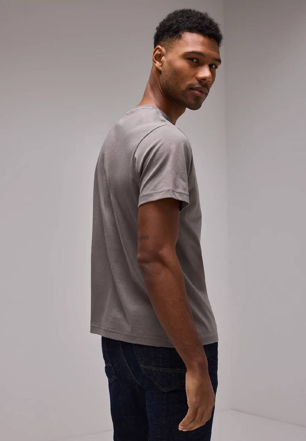 Street One Basic T-Shirt in Unifarbe Saisonale Angebote